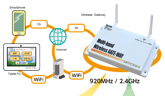 Examples of Wireless Solutions (Check & Control!)